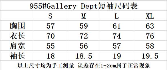Picture of Gallery Dept T Shirts Short _SKUGalleryDeptS-XLyct95513346